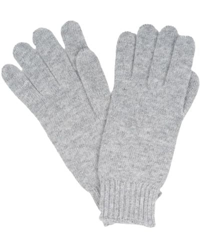 Max Mara Fulvia Light Grey Gloves