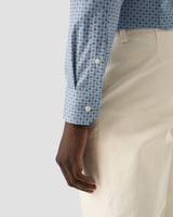 Eton Micro Floral Print Signature Twill Shirt