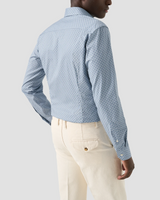 Eton Micro Floral Print Signature Twill Shirt