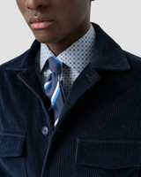 Eton Micro Floral Print Signature Twill Shirt