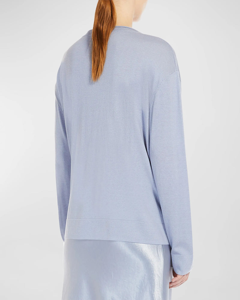 Max Mara Pensile Silk and Cotton Yarn Sweater