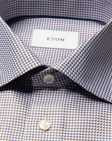Eton Houndstooth King Twill Shirt