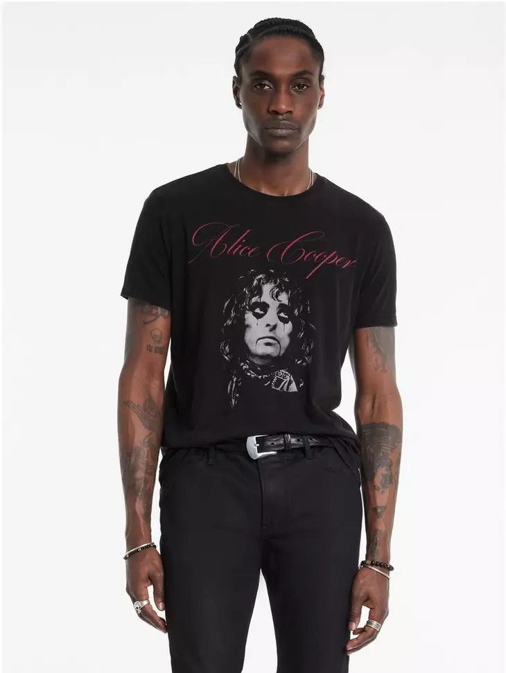 John Varvatos Crew Tee Alice Cooper