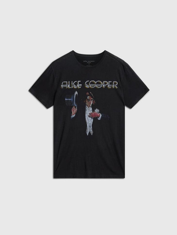 John Varvatos Alice Cooper Top Hat Tee