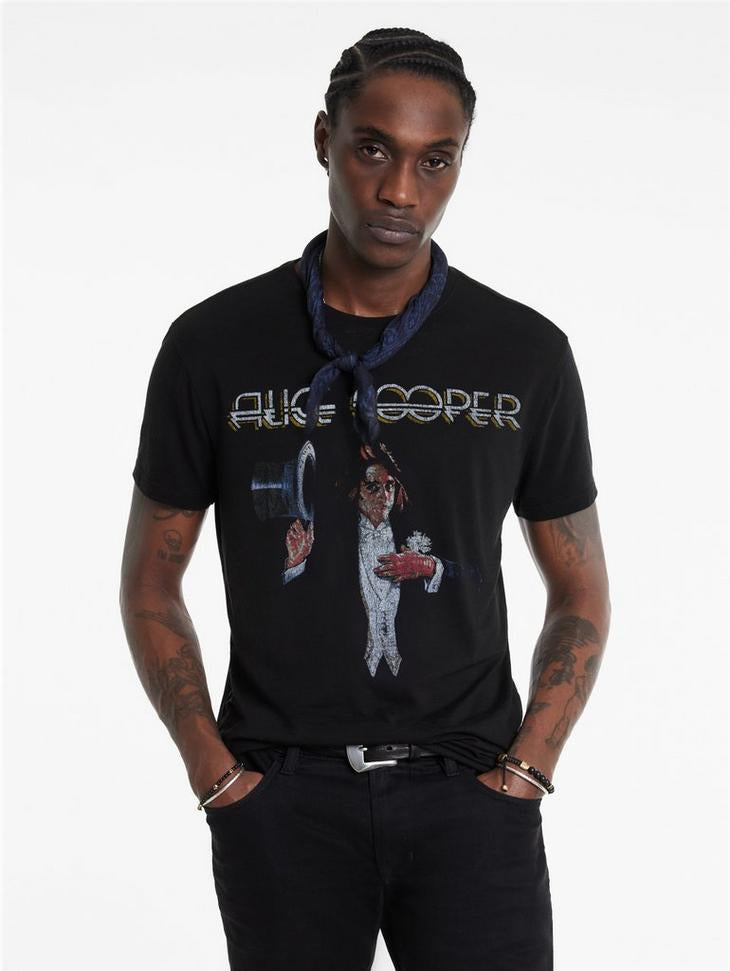 John Varvatos Alice Cooper Top Hat Tee