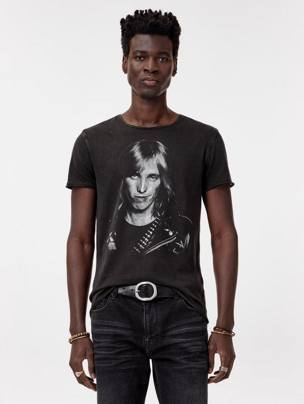 John Varvatos Tom Petty Black White Tee