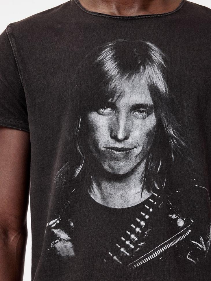 John Varvatos Tom Petty Black White Tee