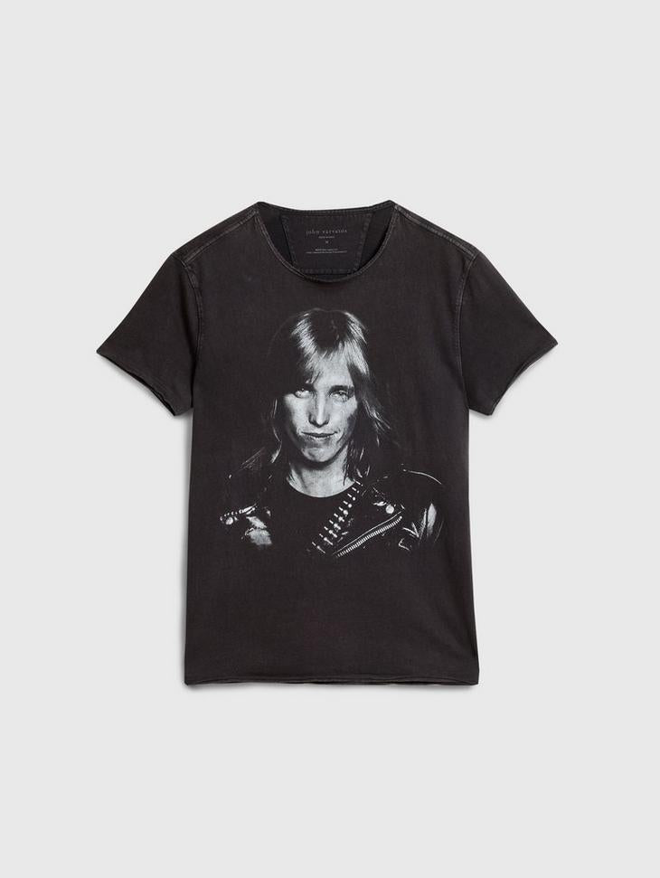 John Varvatos Tom Petty Black White Tee