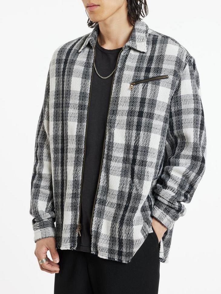 John Varvatos Robbins Grey Mist Sport Shirt