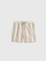 John Varvatos David Drawstring Shorts with Back Patch Pockets