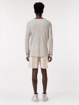 John Varvatos David Drawstring Shorts with Back Patch Pockets