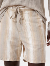 John Varvatos David Drawstring Shorts with Back Patch Pockets