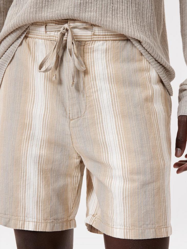 John Varvatos David Drawstring Shorts with Back Patch Pockets