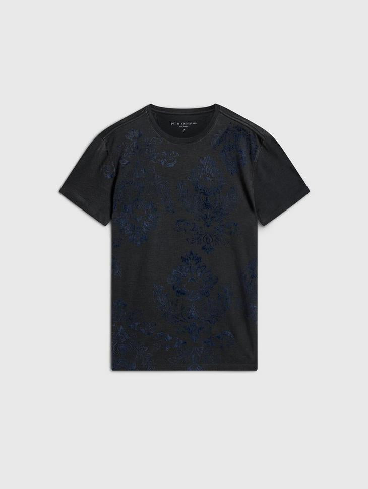 John Varvatos Paisley Crew Tee