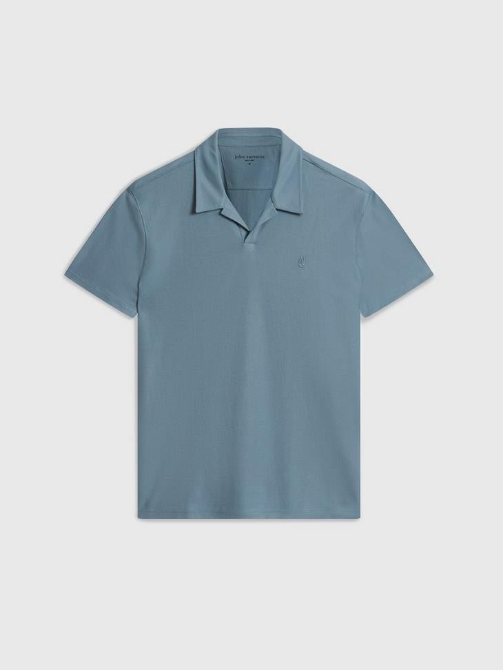 John Varvatos Short Sleeve Pique Polo