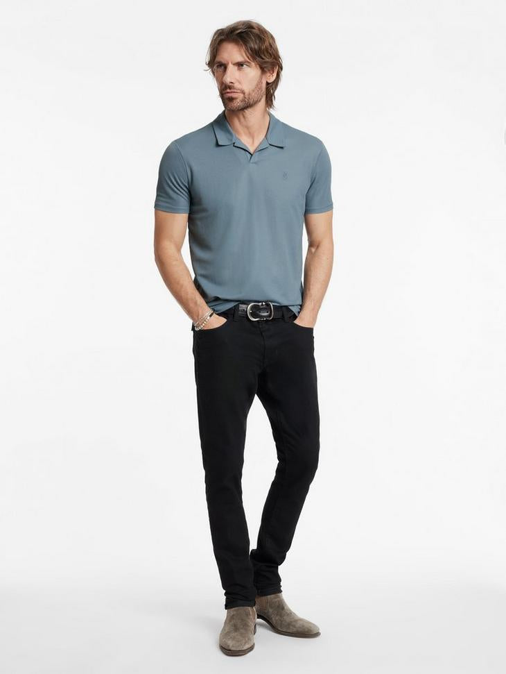 John Varvatos Short Sleeve Pique Polo