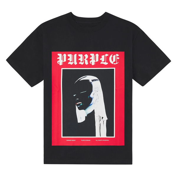 Purple Brand Black Tee