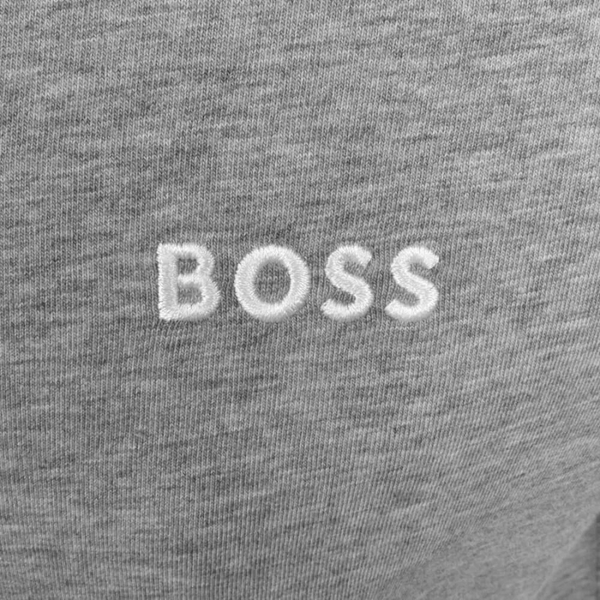 Boss Stretch-Cotton Marled Zipper Hooded Sweater