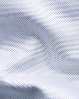 Eton Slim Fit Blue Neat with Navy Buttons Shirt