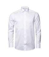 ETON White signature slim-fit Spread Collar Shirt