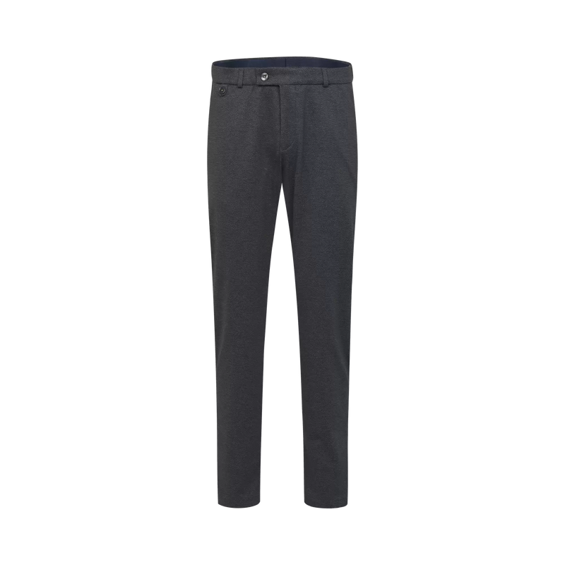 Bugatti Chinos with Modern cut in Dark Grey