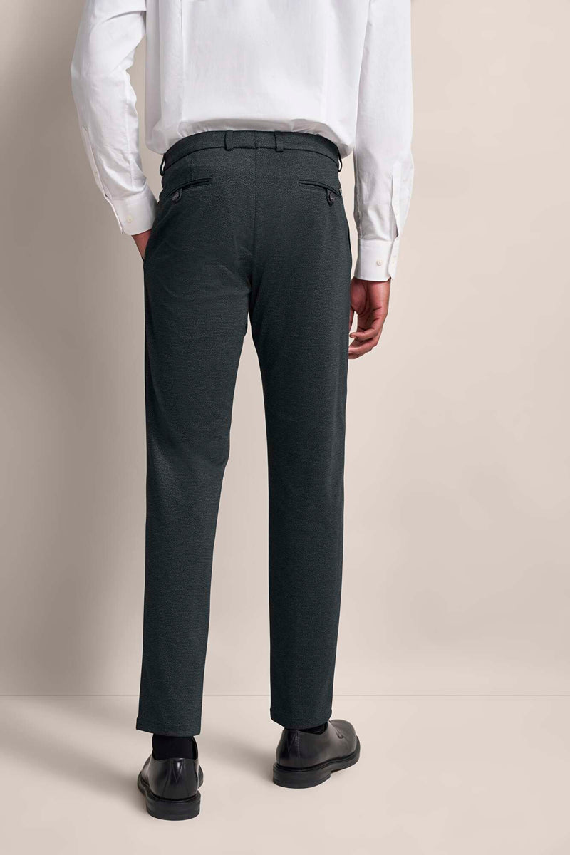 Bugatti Chinos with Modern cut in Dark Grey