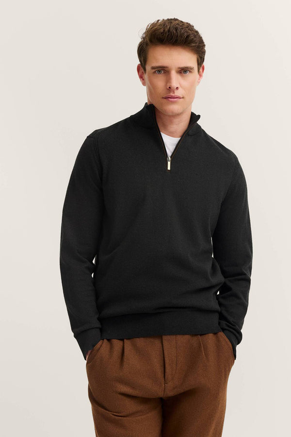 Bugatti Knit Half-Zip sweater