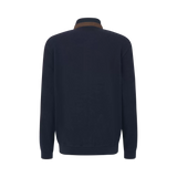 Bugatti Jacket with Blended Fabric in Navy