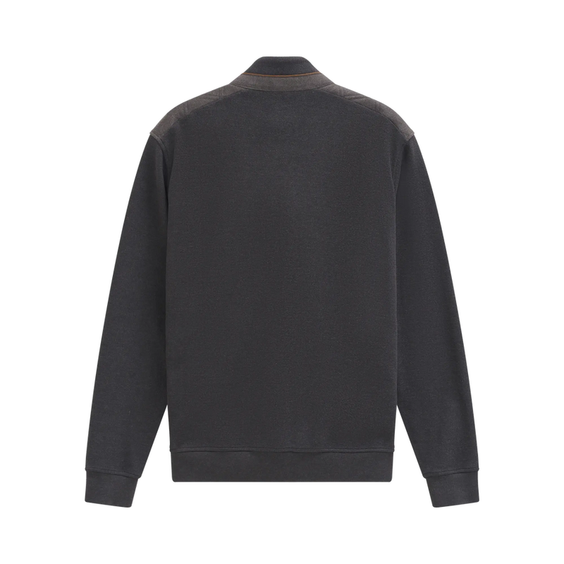 Bugatti Long Sleeve Full Zip Knit Jacket with Diamond Quilting