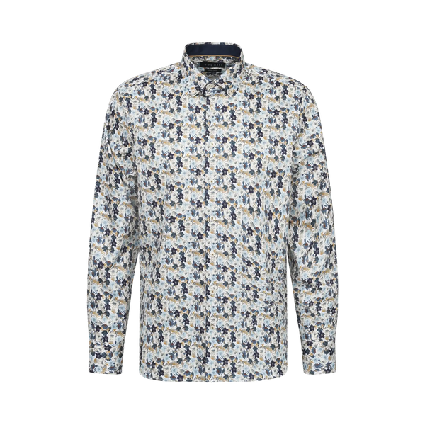 Bugatti Buttoned Down Shirt in Bottled Green