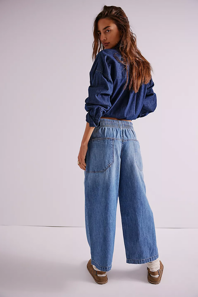 Free People Easy Peasy Pull On Jeans In Black– Escape Boutique Whitley Bay Free People Easy Peasy Pull On Jeans In Black– Escape Boutique Whitley Bay