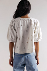 Free people Jessie Eyelet Tee