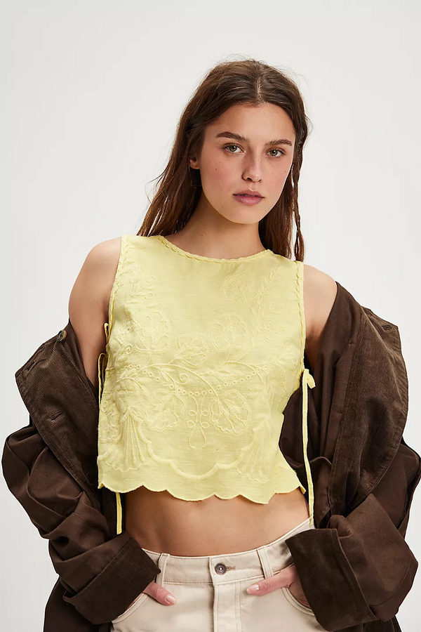 Free People Faded Gardens Tank
