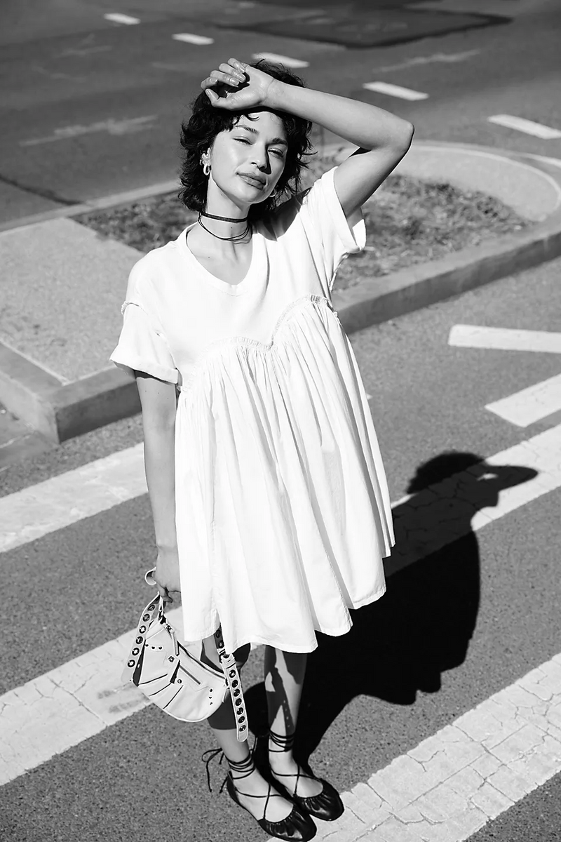 catalina cotton mini dress Reformation Catalina Cotton Mini Dress