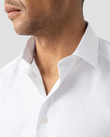 ETON White signature slim-fit Pointed Collar Shirt