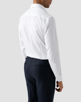 ETON White signature slim-fit Pointed Collar Shirt