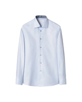 Textured Twill Effect Slim Shirt