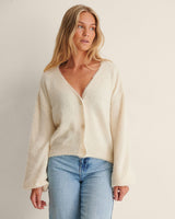 NA-KD Oversized knitted cardigan