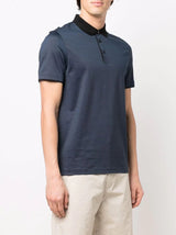 BOSS Pitton contrasting-collar polo shirt