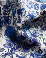 ETON Blue Floral Print Signature Twill Shirt