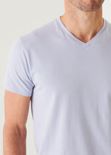 Patrick Assaraf Pima Cotton Stretch V-Neck T-Shirt