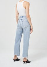 AGOLDE 90's Crop Mid Rise Loose Fit in Nerve