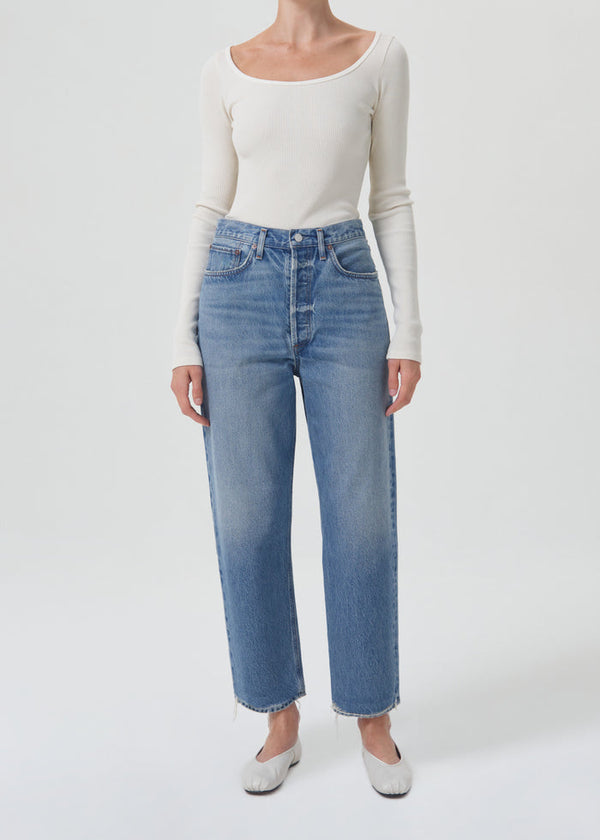 AGOLDE 90'S CROP MID RISE STRAIGHT IN BOUND