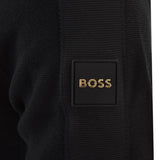 BOSS Fisio Knit Black Zip-Up