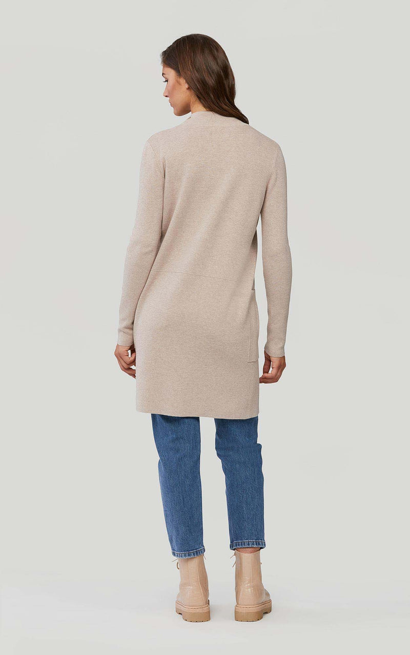 Soia & Kyo BENELA straight-fit mid-length sustainable coatigan