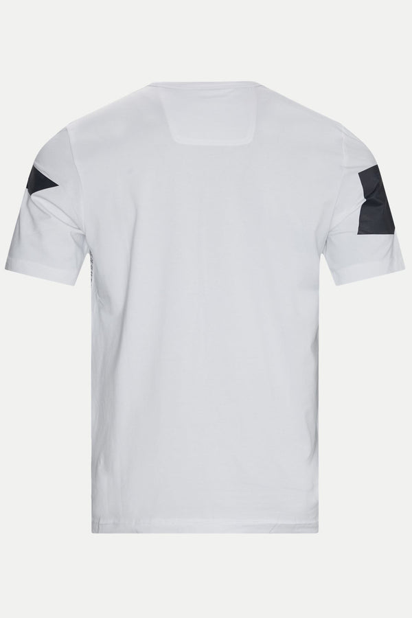 BOSS Tee 6 crew-neck t-shirt in stretch-cotton with graphic print
