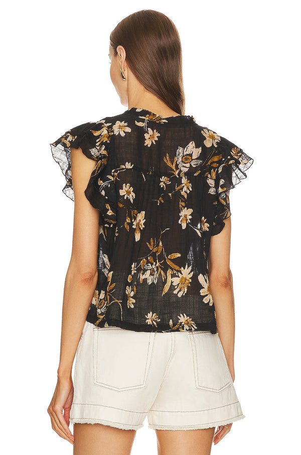 Free People Naya Printed Top