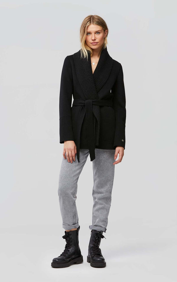 Soia & Kyo GABBY semi-fitted double-face wool coat