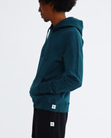 Reigning Champ MIDWEIGHT TERRY PULLOVER HOODIE in Deep Teal
