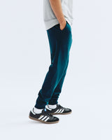 Reigning Champ MENS MIDWEIGHT TERRY SLIM SWEATPANT in Deep Teal
